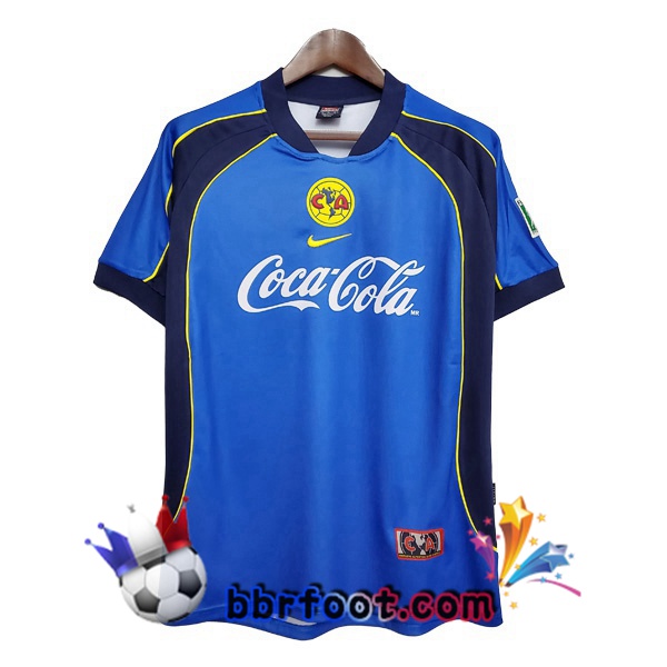 2001-2002 Arsenal Exterieur Retro Maillot de Foot Bleu