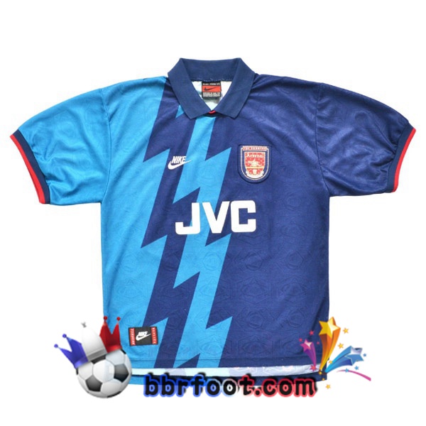 1995-1996 Arsenal Exterieur Retro Maillot de Foot Bleu