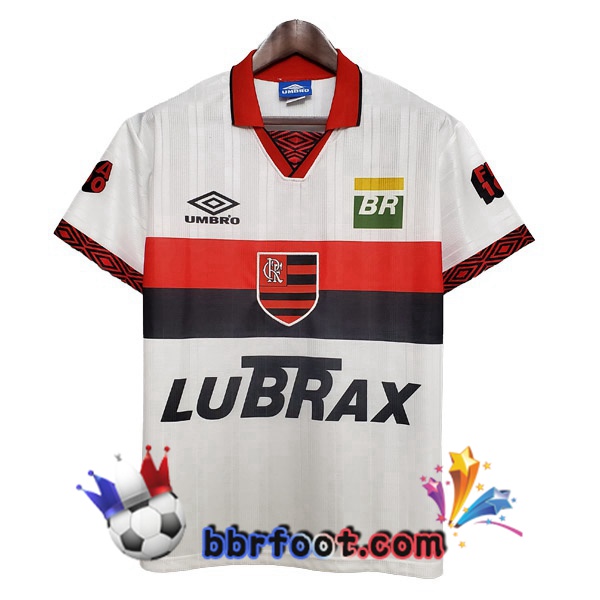 Flamengo 100e Anniversaire Exterieur Retro Maillot de Foot Blanc