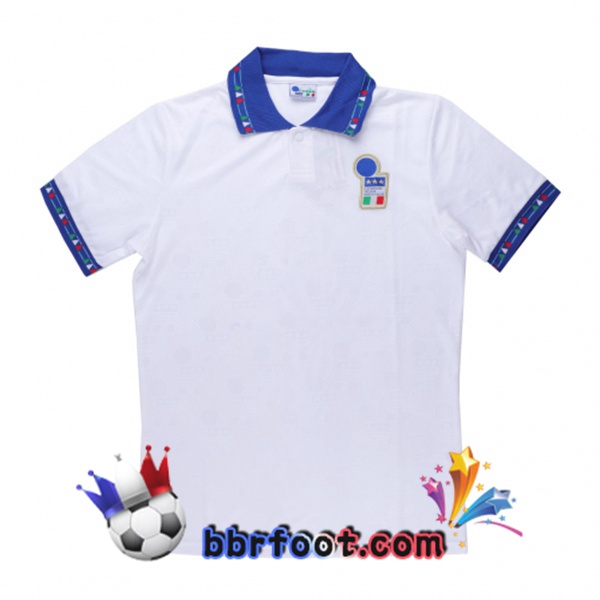 1994 Coupe du monde Italie Exterieur Retro Maillot de Foot Blanc