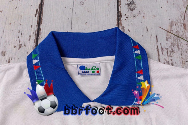 1994 Coupe du monde Italie Exterieur Retro Maillot de Foot Blanc