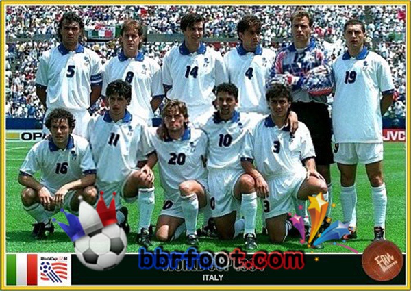 1994 Coupe du monde Italie Exterieur Retro Maillot de Foot Blanc