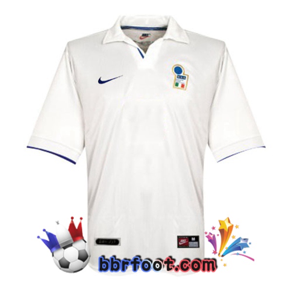 1998 Coupe du monde Italie Exterieur Retro Maillot de Foot Blanc