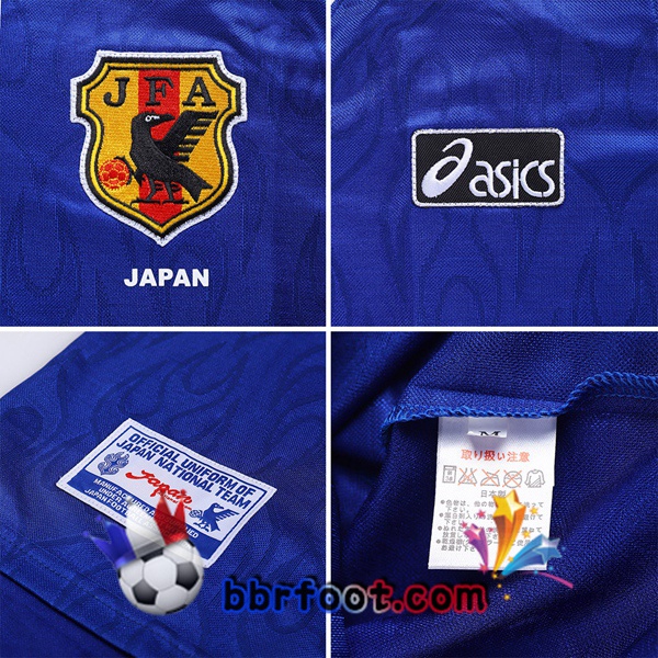 1998 Coupe du monde Japon Domicile Retro Maillot de Foot Bleu
