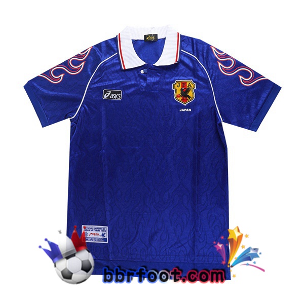 1998 Coupe du monde Japon Domicile Retro Maillot de Foot Bleu