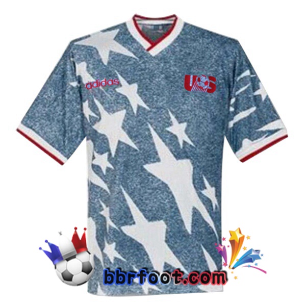 1994 Coupe du monde États-Unis Exterieur Retro Maillot de Foot Bleu