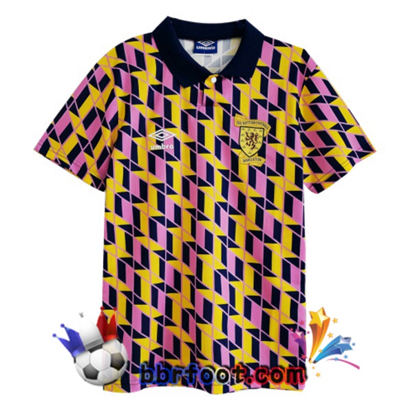 1988-1989 Écosse Exterieur Retro Maillot de Foot Jaune