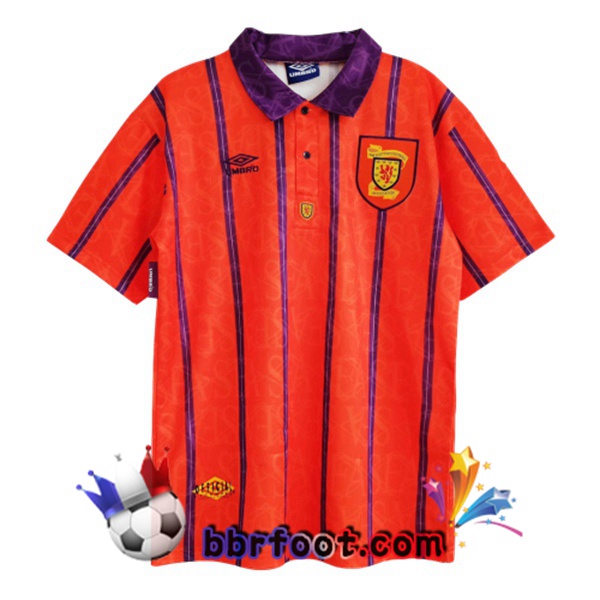 1993-1995 Écosse Exterieur Retro Maillot de Foot Rouge