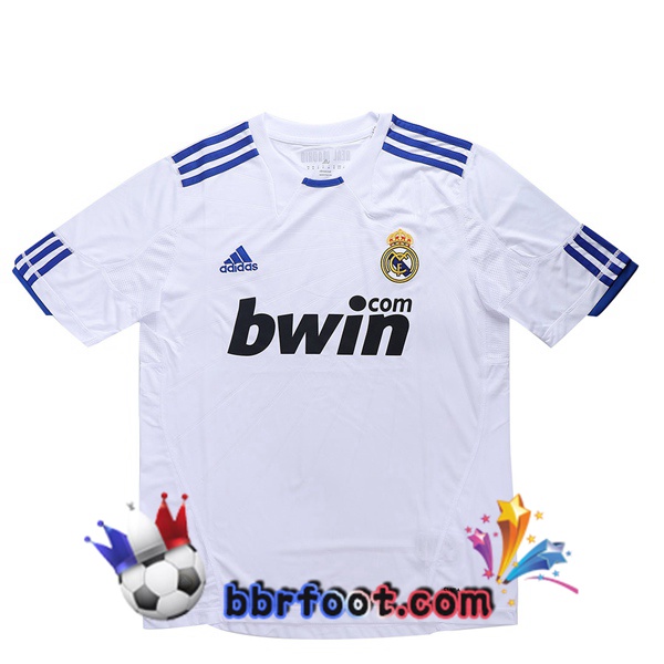 2010-2011 Real Madrid Domicile Retro Maillot de Foot Blanc