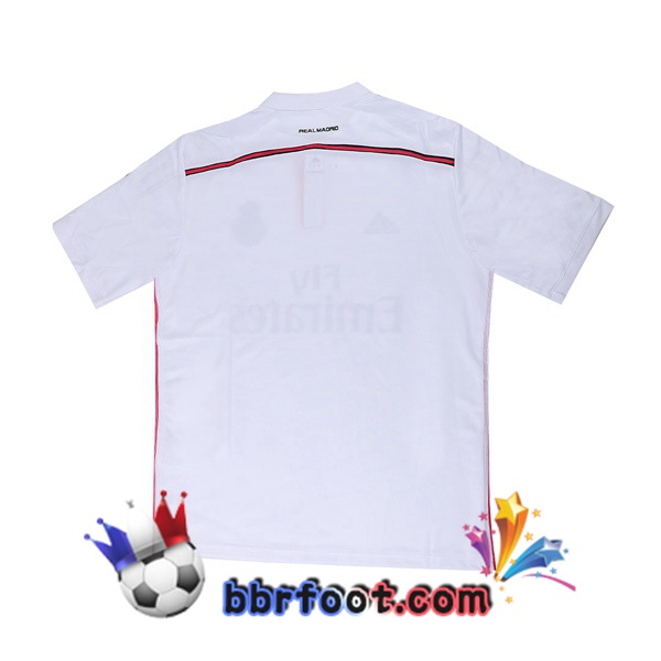 2014-2015 Real Madrid Domicile Retro Maillot de Foot Blanc