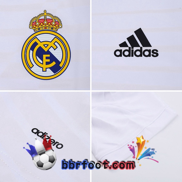 2014-2015 Real Madrid Domicile Retro Maillot de Foot Blanc
