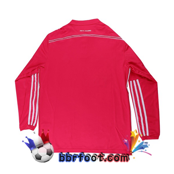 2014-2015 Real Madrid Exterieur Retro Maillot de Foot Manche Longue Rose