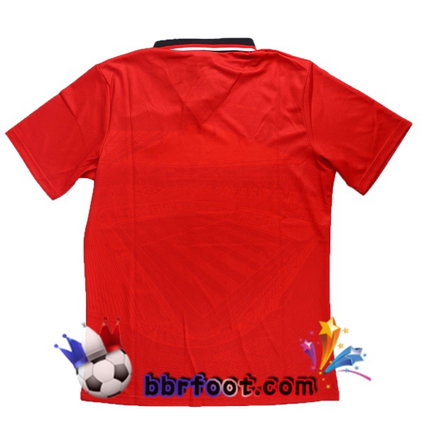 1994-1995 Manchester United Domicile Retro Maillot de Foot Rouge