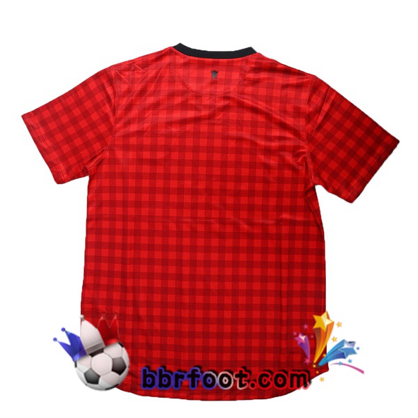 2012-2013 Manchester United Domicile Retro Maillot de Foot Rouge