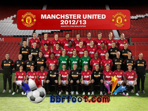 2012-2013 Manchester United Domicile Retro Maillot de Foot Rouge