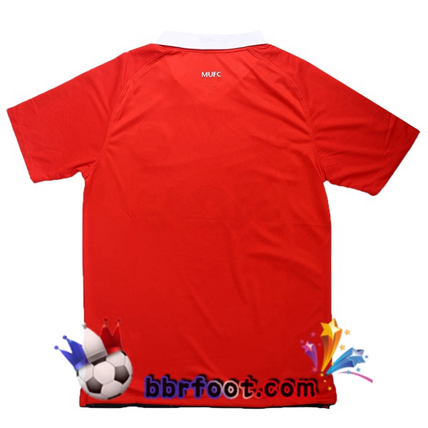 2010-2011 Manchester United Domicile Retro Maillot de Foot Rouge