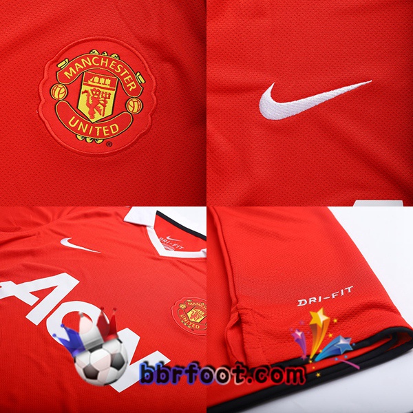 2010-2011 Manchester United Domicile Retro Maillot de Foot Rouge