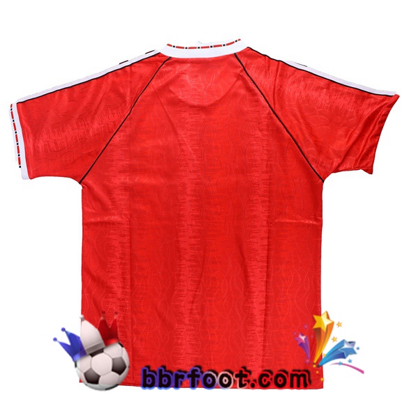 1990-1992 Manchester United Domicile Retro Maillot de Foot Rouge