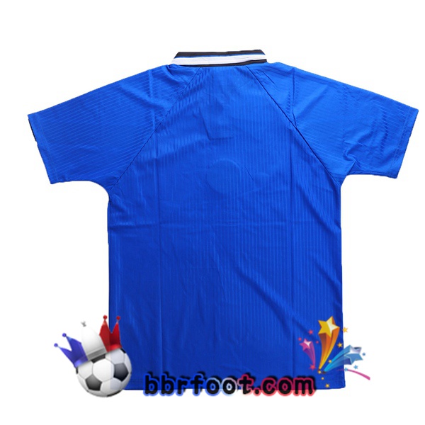 1996-1997 Manchester United Third Exterieur Retro Maillot de Foot Bleu