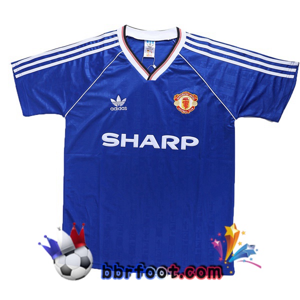 1986-1988 Manchester United Third Exterieur Retro Maillot de Foot