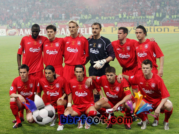2005 FC Liverpool Champion League Retro Maillot de Foot Rouge