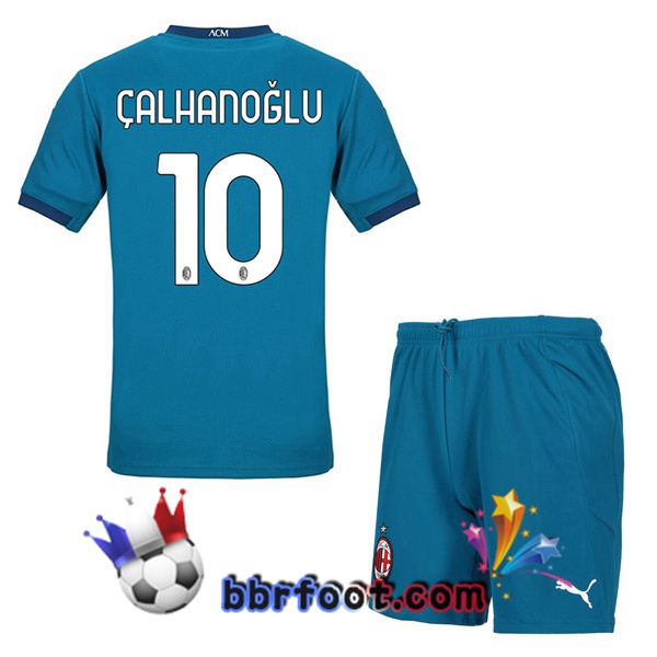Maillot Foot AC Milan (ÇALHANOĞLU 10) Enfant Third 20/21