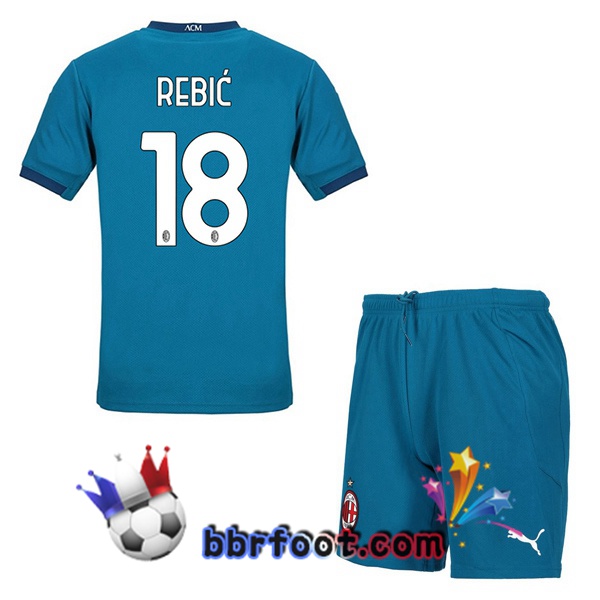 Maillot Foot AC Milan (REBIĆ 18) Enfant Third 20/21