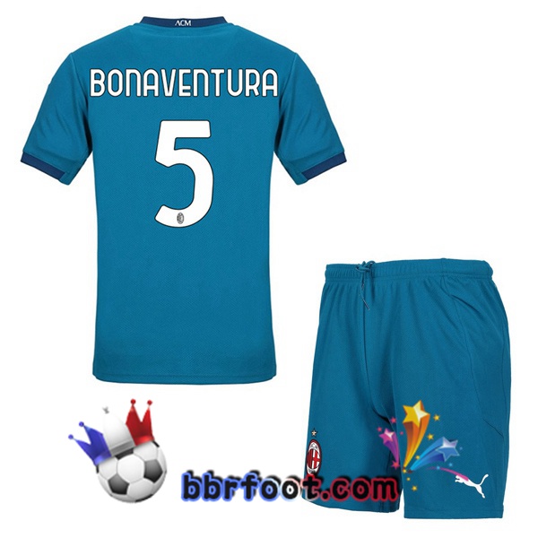 Maillot Foot AC Milan (BONAVENTURA 5) Enfant Third 20/21