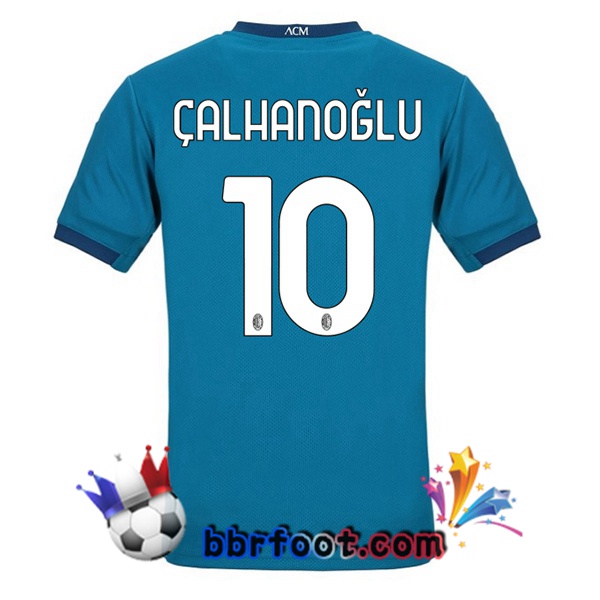 Maillot Foot AC Milan (ÇALHANOĞLU 10) Third 20/21