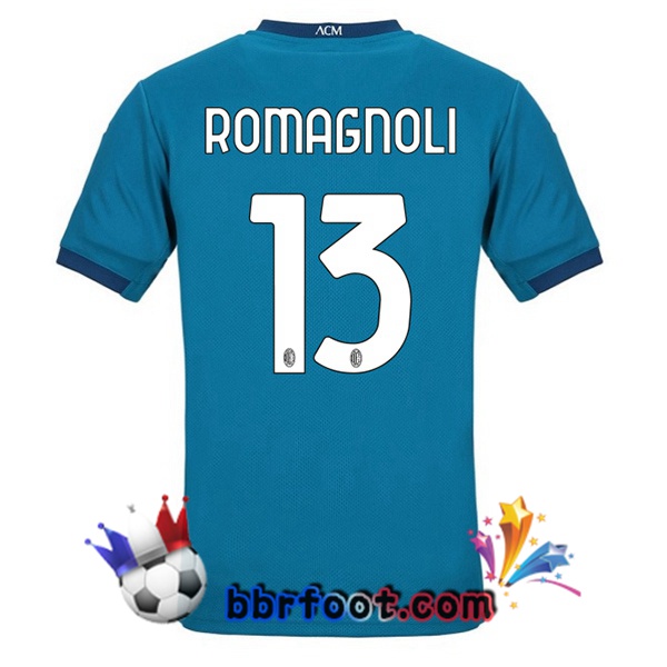 Maillot Foot AC Milan (ROMAGNOLI 13) Third 20/21