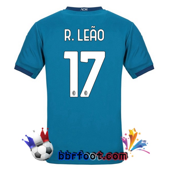 Maillot Foot AC Milan (R. LEÃO 17) Third 20/21