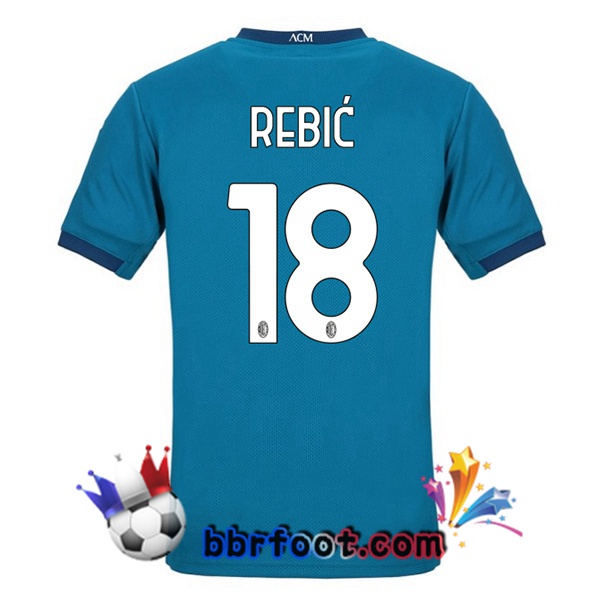 Maillot Foot AC Milan (REBIĆ 18) Third 20/21