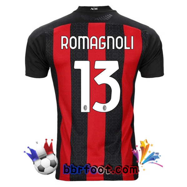 Maillot Foot AC Milan (ROMAGNOLI 13) Domicile 20/21