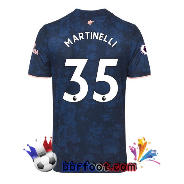 Maillot Foot Arsenal (MARTINELLI 35) Third 20/21