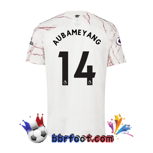 Maillot Foot Arsenal (AUBAMEYANG 14) Exterieur 20/21