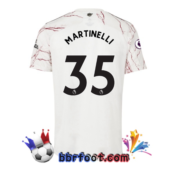 Maillot Foot Arsenal (MARTINELLI 35) Exterieur 20/21