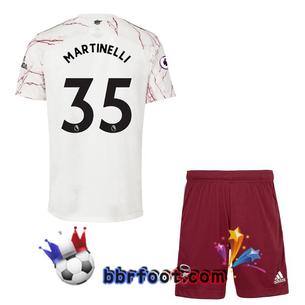 Maillot Foot Arsenal (MARTINELLI 35) Enfant Exterieur 20/21