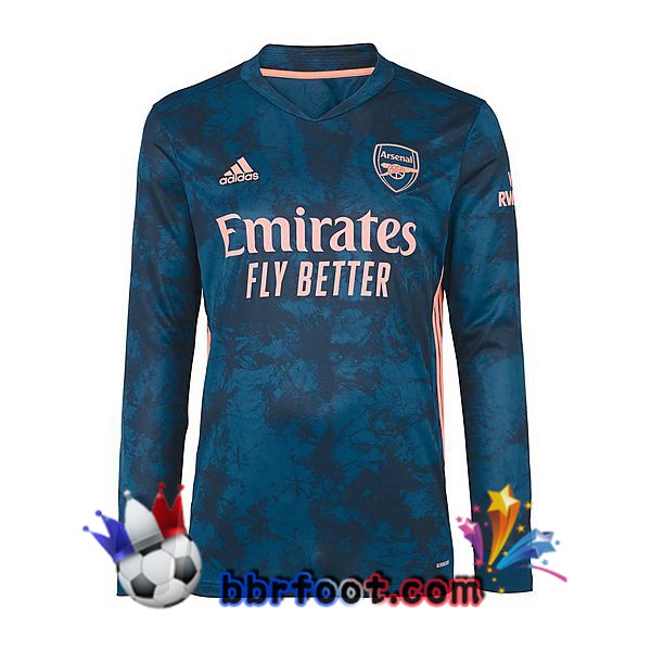 Maillot Foot Arsenal Third Manche Longue 20/21