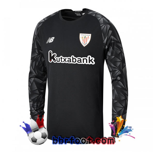 Maillot Foot Athletic Bilbao Gardien de but Manche Longue Noir 20/21