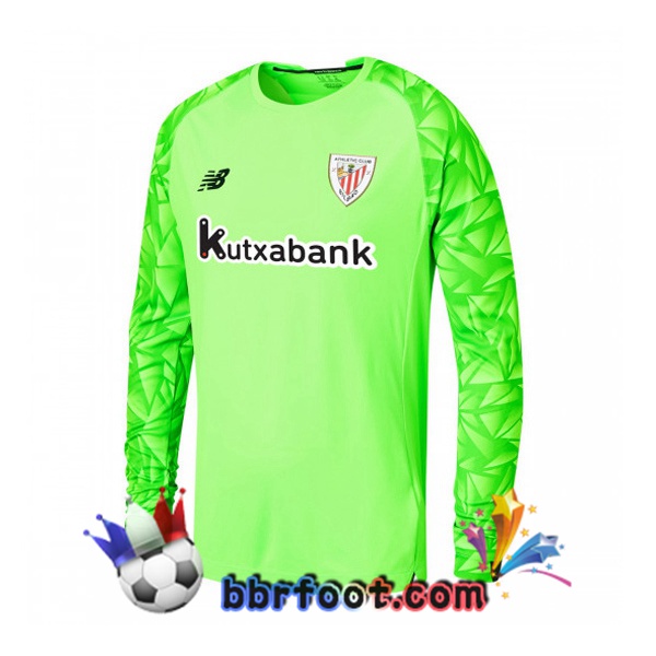 Maillot Foot Athletic Bilbao Gardien de but Manche Longue Vert 20/21