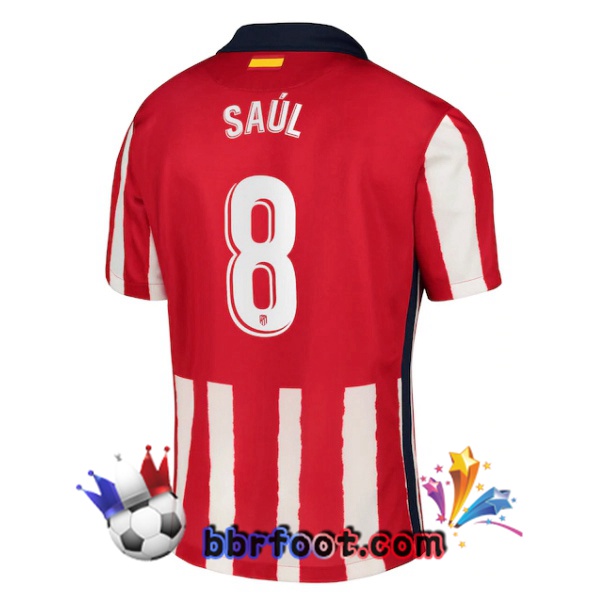 Maillot Foot Atletico Madrid (SAUL 8) Domicile 20/21