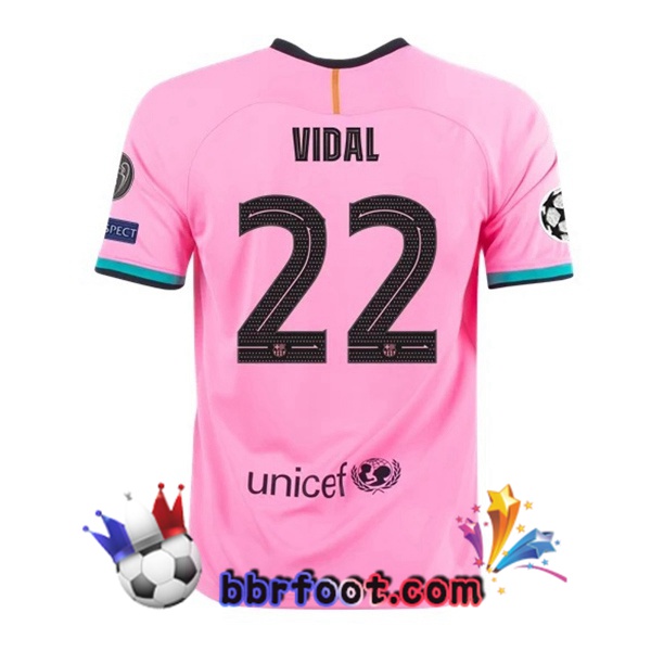Maillot Foot FC Barcelone (VIDAL 22) Third 20/21