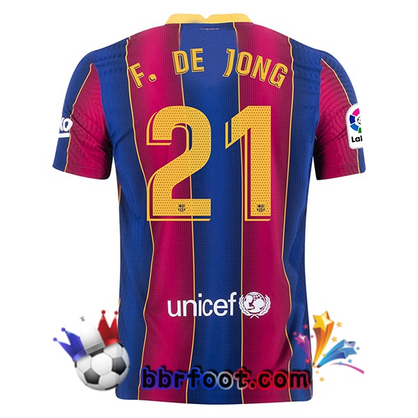 Maillot Foot FC Barcelone (F. DE JONG 21) Domicile 20/21