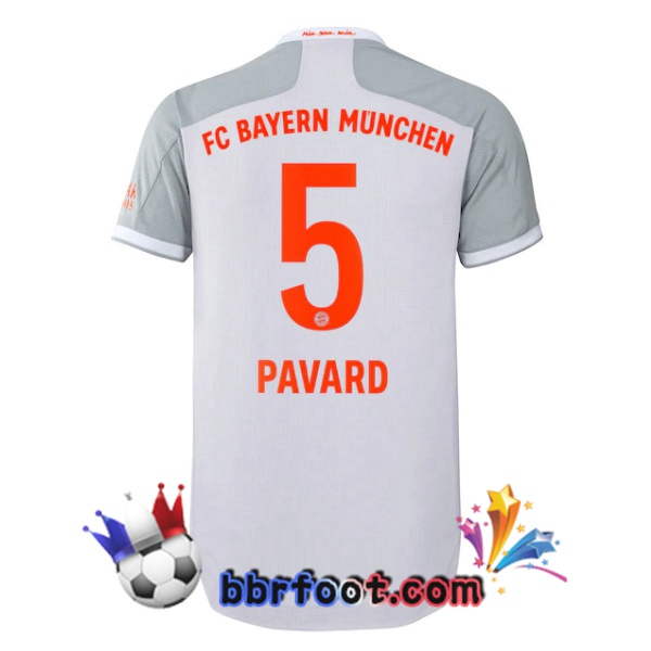 Maillot Foot Bayern Munich (PAVARD 5) Exterieur 20/21