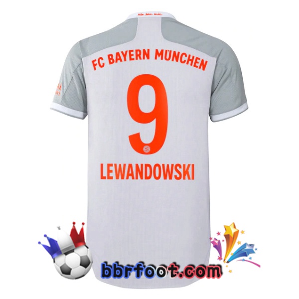 Maillot Foot Bayern Munich (LEWANDOWSKI 9) Exterieur 20/21