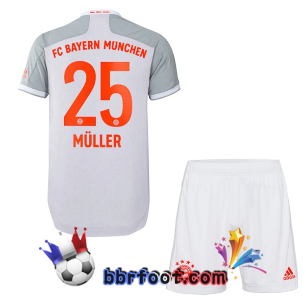Maillot Foot Bayern Munich (MULLER 25) Enfants Exterieur 20/21