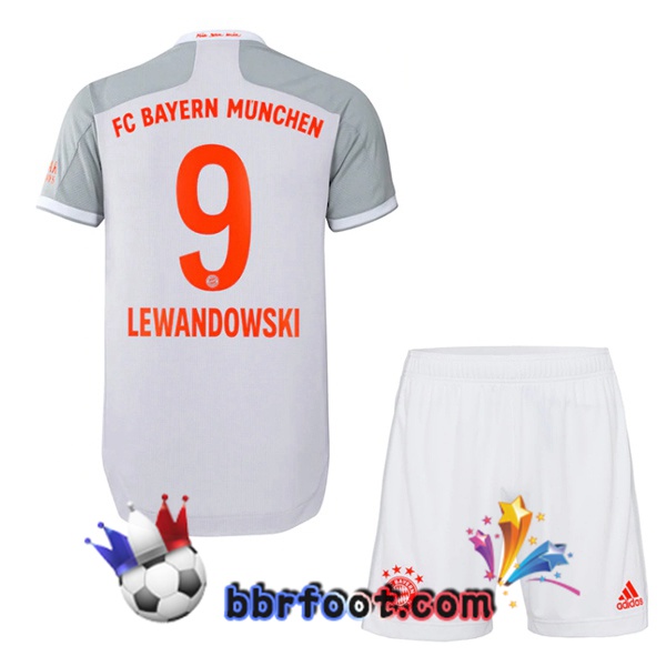 Maillot Foot Bayern Munich (LEWANDOWSKI 9) Enfants Exterieur 20/21