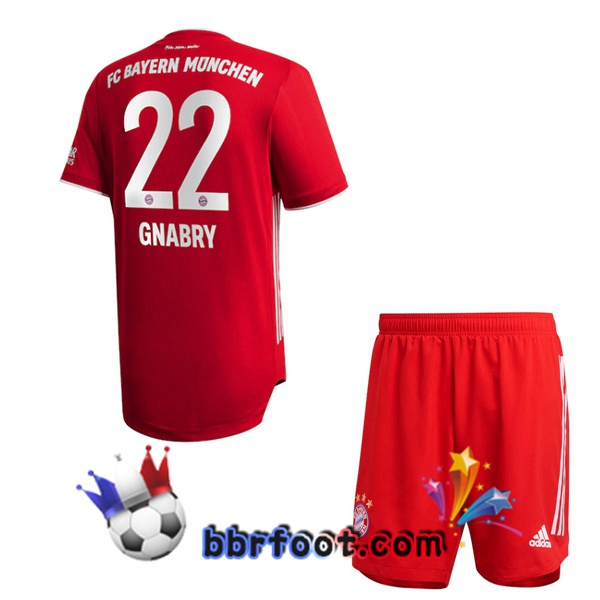Maillot Foot Bayern Munich (GNABRY 22) Enfants Domicile 20/21
