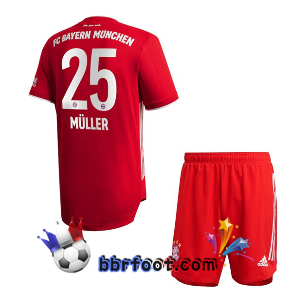 Maillot Foot Bayern Munich (MULLER 25) Enfants Domicile 20/21