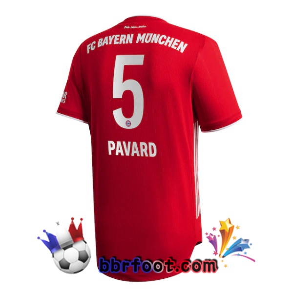 Maillot Foot Bayern Munich (PAVARD 5) Domicile 20/21